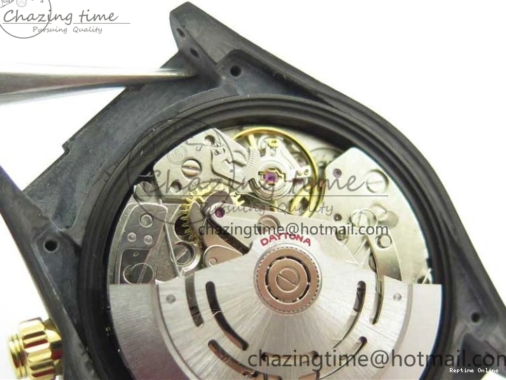 0210 Daytona DIW Carbon OMF Best Edition Carbon Dial on Black Leather Strap A Bright 2836